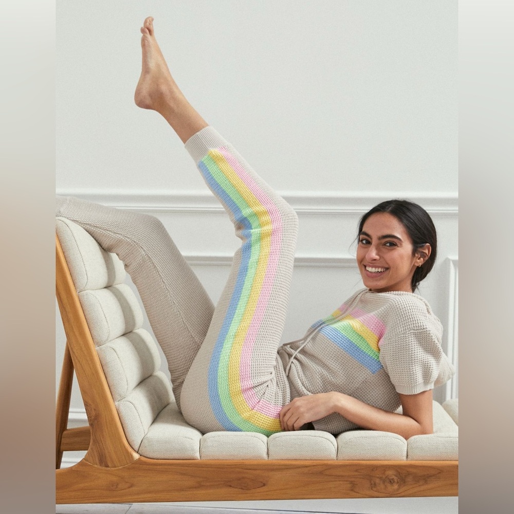 Anthropologie Rainbow Lounge Pants
